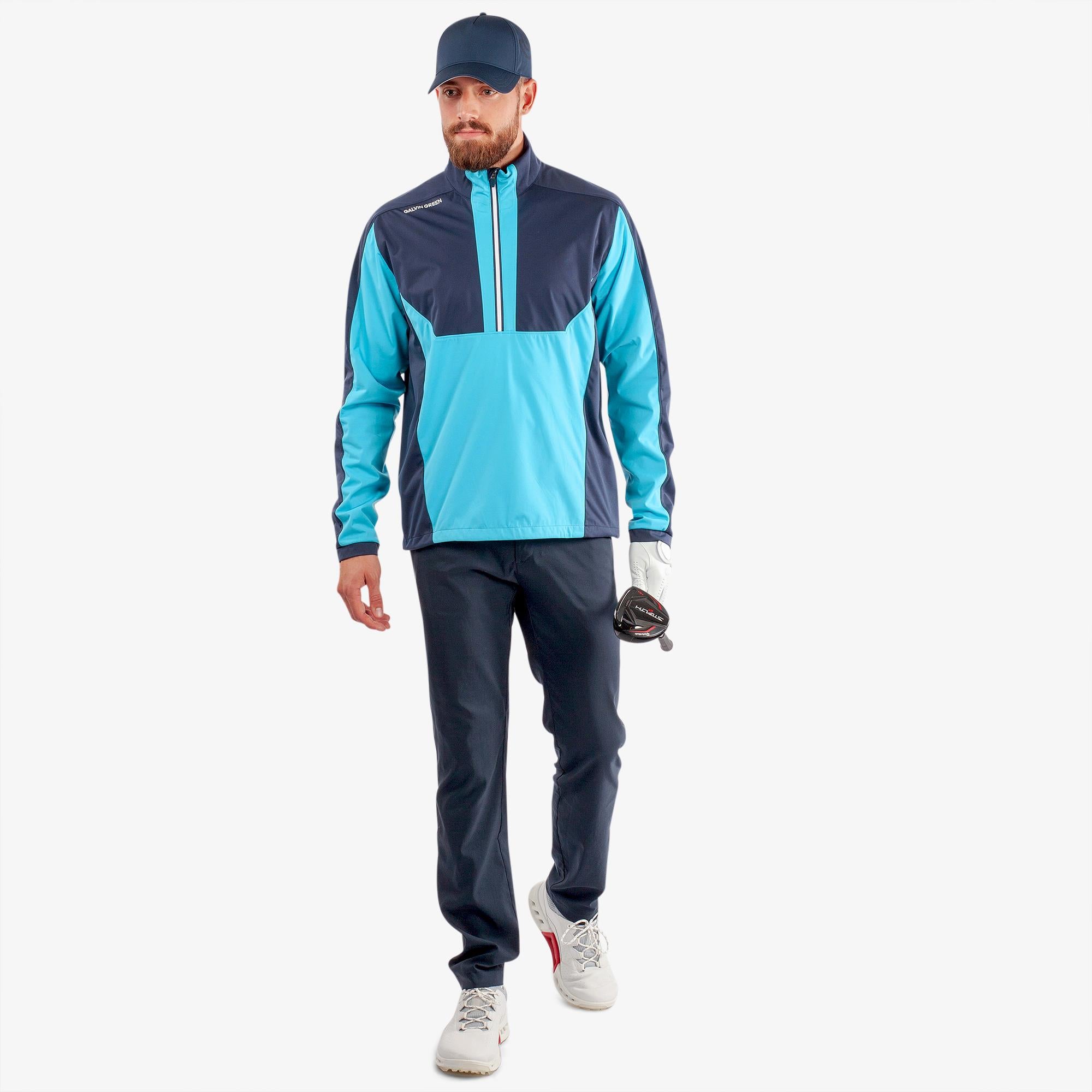 Galvin Green Lawrence Interface-1 Mens Golf Windstopper Alaskan Blue/Navy